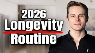 My 2026 Longevity Roadmap | Detailed Breakdown & Goals