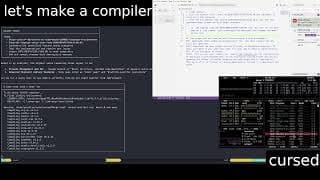 500 AI subagents making a compiler afk whilst i fly internationally to sfo