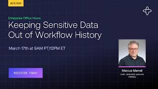 Keeping Sensitive Data Out of Workflow History
