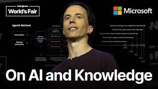 On AI and Knowledge — Pablo Castro, Distinguished Engineer & CVP for AI Knowledge, Microsoft