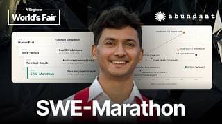 SWE-Marathon: Evaluating Coding Agents at Billion-Token Scale - Rishi Desai, Abundant AI