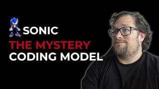I think I know who made the latest stealth AI coding model Sonic!
