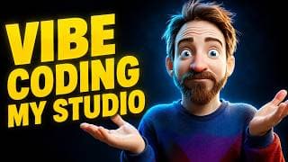I'm Vibe Coding My YouTube Studio Live