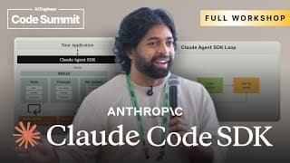 Claude Agent SDK [Full Workshop] — Thariq Shihipar, Anthropic