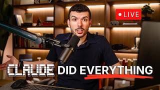 Watch me launch a million dollar startup with AI (live)