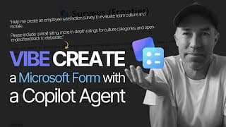 This Copilot Agent Built a Survey in 60 Seconds (Demo)