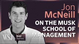 Tesla’s Former President on the ‘Secret Sauce’ of Elon Musk’s Management | WSJ's Bold Names