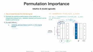 13.4.2 Feature Permutation Importance (L13: Feature Selection)