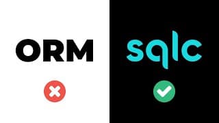 SQLc is the perfect tool for those who don't like ORMs