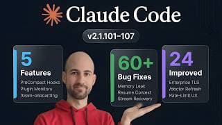 PreCompact Hooks, Plugin Monitors, Better Networking: Claude Code Gets Serious!