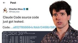 BREAKING: Claude Code source leaked