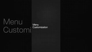 Menu customization now available on Even G2.