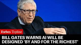 Bill Gates Warns AI Will Be Designed ‘By And For The Richest’ Without Regulation