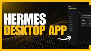 Hermes Agent NEW Desktop App - The 24/7 Self-Evolving AI Agent!