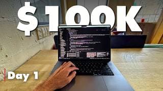 Vibe coding until I make $100K | Day 1
