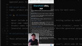 Don't Let AI Run Wild: Use SharePoint MD #SharePoint #Control