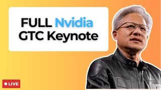 LIVE: MASSIVE Nvidia Announcements (full Jensen Huang GTC Keynote)