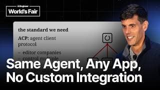 ACP: The Universal Remote Control for AI Agents — Alex Hancock, Block