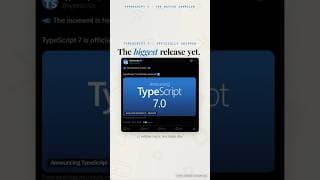 TypeScript 7.0 broke everything (in a good way) #typescript #programming #javascript