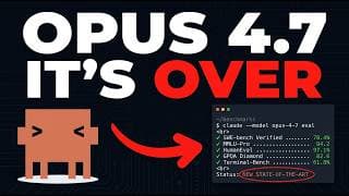 WE ARE COOKED: Claude Opus 4.7 JUST DROPPED AND IT'S INSANE