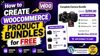 How to Create Bundle Products in WooCommerce with Variable Options & Variations (FREE Plugin)