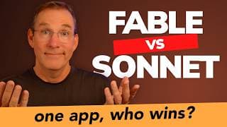 Fable 5 is back — Fable vs Sonnet 5, same app, one shot