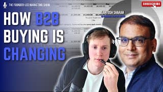 Santosh Sharan: 500k/Month LinkedIn Views, How B2B Buying is Changing, Lessons from RB2B & ZoomInfo