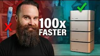 Ethernet is DEAD?? Mac Studio is 100x FASTER!!