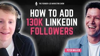 Peter Walker: How to build an Insights Function & Add 130K LinkedIn Followers