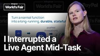Every step you take, every call you make: the reliable agent stack — Giselle van Dongen, Restate
