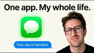 How I use iMessage and AI to run my life