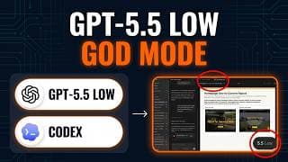 GPT-5.5 Low + NEW Codex Browser = ABSOLUTELY INSANE