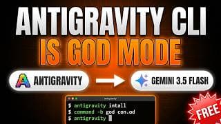 Google Antigravity CLI is GOD MODE (FREE Gemini 3.5 Flash)