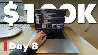 Watch me find an idea, build, & launch it in 23 minutes | $100K Challenge Day 8