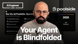 Your agent is blindfolded — Johan Lajili, Poolside AI