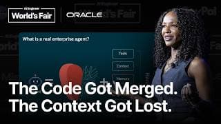 No Memory, No Harness: Why the Database Is the Last Line of Defense — Kay Malcolm, Oracle