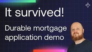 Durable mortgage application demo with Temporal