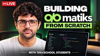 Building Matiks | Super30 livestreams