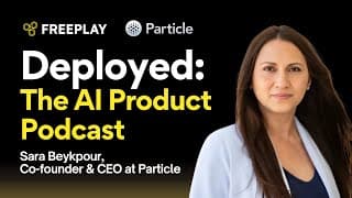 Building Trust & Quality in AI News with Particle Co-Founder Sara Beykpour