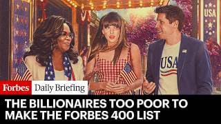 A Record 590 U.S. Billionaires Aren’t Rich Enough To Make The Forbes 400 List