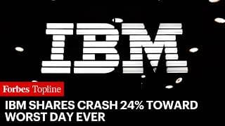 IBM Shares Crash 24% Toward Worst Day Ever—Here’s Why