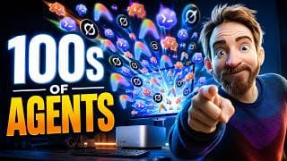 100s of AI Agents Running Live (Claude Code)