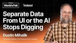 MCP Apps: Give the Model Data, Give the User a UI — Dustin Mihalik, Indeed