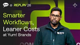 Yum! Brands @ Replay 2026 | Smarter Workflows, Leaner Costs: Inside Yum! Brands' Temporal Evolution