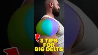 3 Tips For MASSIVE Shoulders! #bigshoulders #bodybuilding