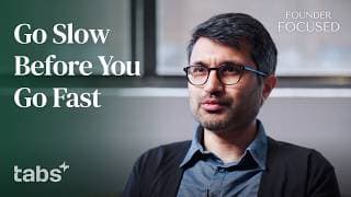 The FIRST Thing Every Founder Must Get Right | Tabs, Ali Hussain