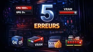 Les 5 erreurs qui peuvent détruire les performances de vos IA en local