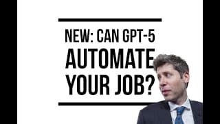 OpenAI Tests if GPT-5 Can Automate Your Job - 4 Unexpected Findings