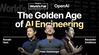 The Golden Age of AI Engineering — Alexander Embiricos & Romain Huet & Peter Steinberger, OpenAI