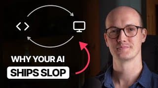 Frontend is HARDER for AI than backend (here's how to fix it)